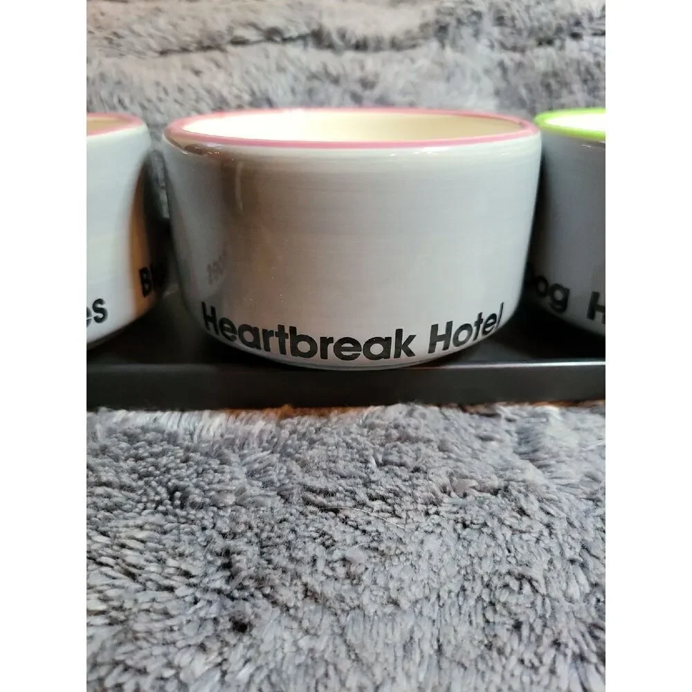 Elvis Presley Vintage 3 Song Bowls and Tray